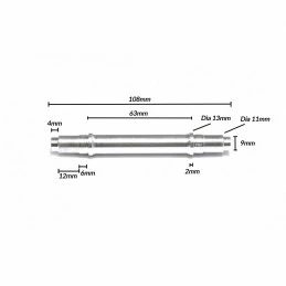 Marque Axe Moyeu Avant Pride Rival Pro V1 – Image 2