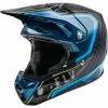 Marque Casque Intégral Fly® Formula Carbon Axon Noir/Bleu/Jaune