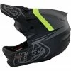 Marque Casque Intégral Troy Lee Design® D3 Fiberlite Slant - Gris/Jaune