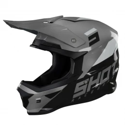 Marque Casque Intégral Shot® Chase - Noir/Gris