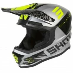 Marque Casque Shot Furious Draw Grey Neon Yellow Glossy