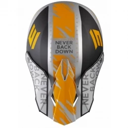 Marque Casque Shot Furious Draw Orange Grey Matt – Image 2