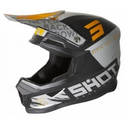 Marque Casque Shot Furious Draw Orange Grey Matt