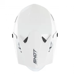 Marque Casque Intégral SHOT® Rogue Solid KID - Blanc Brillant – Image 3