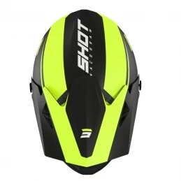 Marque Casque Intégral Shot® Rogue United - Noir/Jaune Fluo – Image 3