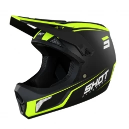 Marque Casque Intégral Shot® Rogue United - Noir/Jaune Fluo