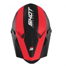 Marque Casque BMX Shot® Rogue United KID - Noir/Rouge Matt – Image 3