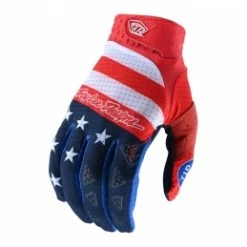 Marque Gants BMX TroyLee Designs® Air Star & Stripes - Rouge/Bleu