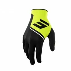 Marque Gants BMX Shot® Rogue Revolt - Noir/Jaune Fluo