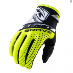 Marque Gants BMX Kenny® Brave - Jaune Fluo