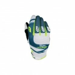 Marque Gants BMX Shot® Contact Claw Teal - Bleu/Jaune Fluo
