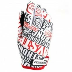 Marque Gants BMX Staystrong® OG - Blanc/Rouge