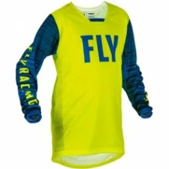 Marque Maillot FLy® Kinetic Wave KID - Jaune Fluo/Bleu