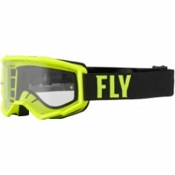 Marque Masque Fly® Focus - Noir/Jaune Fluo