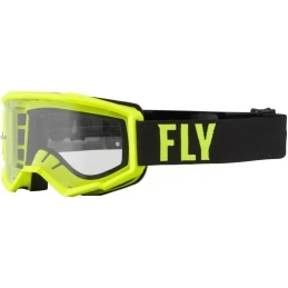 Marque Masque Fly® Focus - Noir/Jaune Fluo