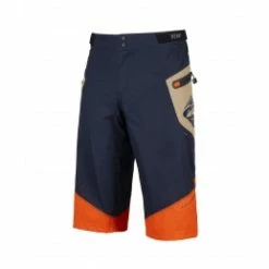 Marque Short Kenny® Charger - Bleu Marine/Orange